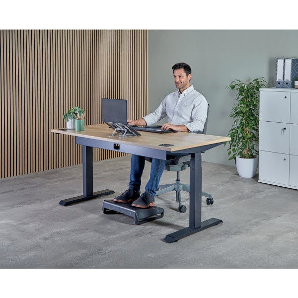Support ordinateur portable nomade noir