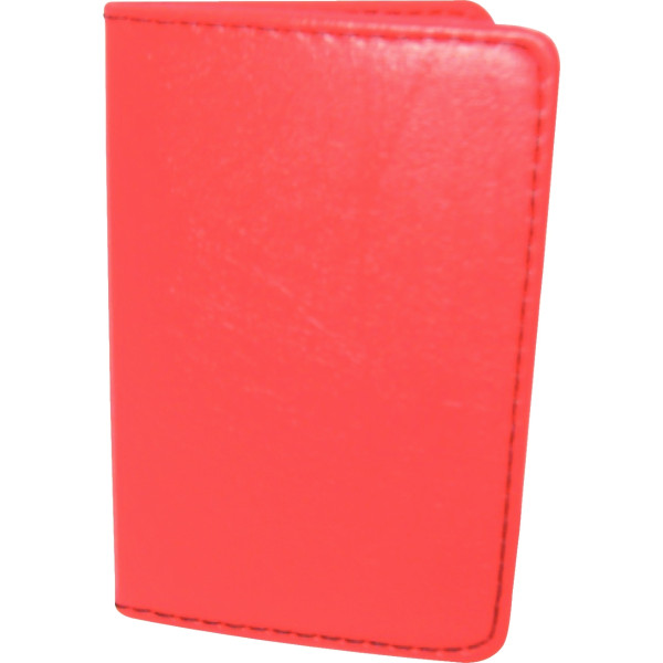 Porte-cartes sécurité RFID 2 compartiments rouge
