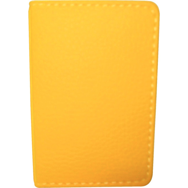 Porte-cartes sécurité RFID 2 compartiments jaune