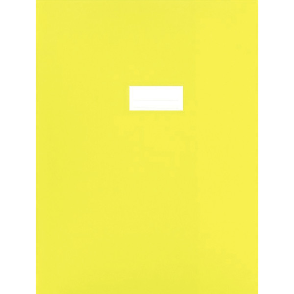 Protège-cahier épaisseur 21/100ème 24x32cm PVC coloris jaune