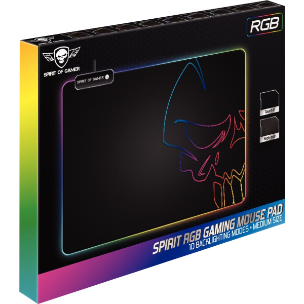 Tapis de souris Skull RGB XXL Spirit of Gamer