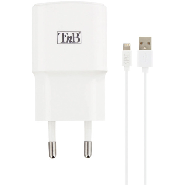 Chargeur secteur avec cordon USB-A vers Lightning