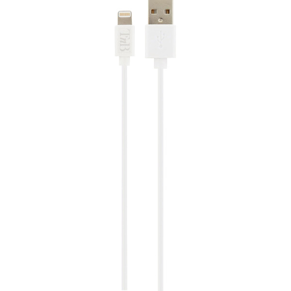 Chargeur secteur avec cordon USB-A vers Lightning