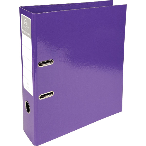 Classeur à levier IDERAMA pour format A4, dos 7 cm, violet