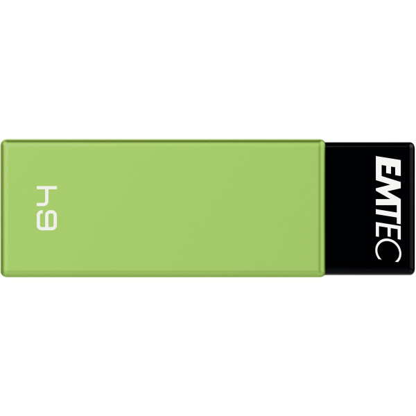 Clé USB 2.0 Emtec Brick C350 64 Go verte