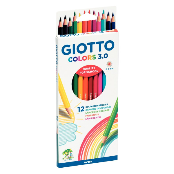Pochette de 12 crayons de couleur Colors 3.0