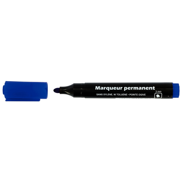 Marqueur permanent Like pointe ogive bleu