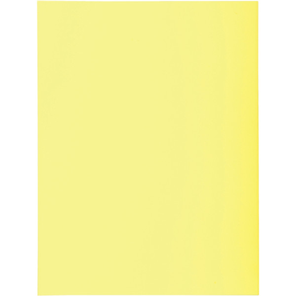 Paquet de 50 chemises 2 rabats 210g, format 24x32 cm, jaune canari