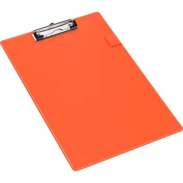Plaque porte bloc en plastique format A4+ orange