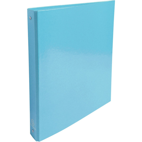 Classeur 4 anneaux en carte pelliculée IDERAMA, format A4, dos 4 cm, bleu