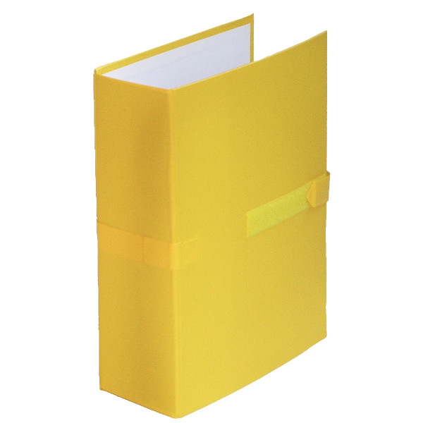 Chemise extensible en balacron avec velcro et rabat, jaune