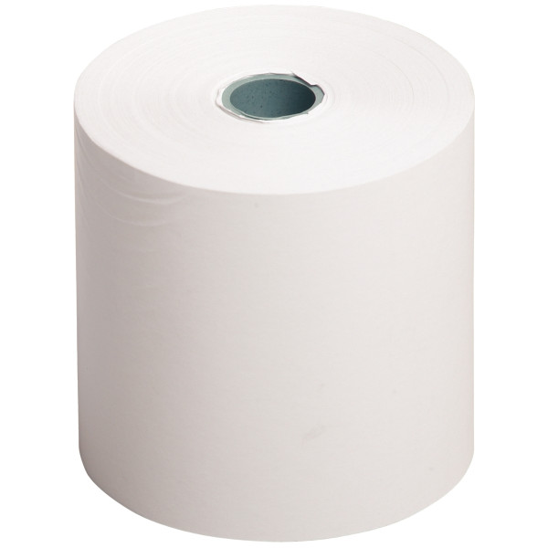 Paquet de 10 bobines comptables de papier blanc thermique format 57 x 60 mm, longueur 45 m, pour ter