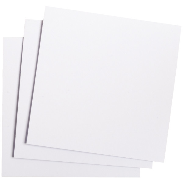 Paquet de 25 cartes Pollen Clairefontaine format 13 x 13 cm 210g blanc