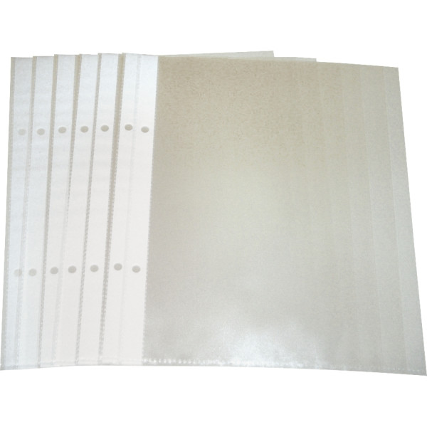 Paquet de 25 pochettes perforées en polypropylène 6/100ème, pour format 17x22 cm