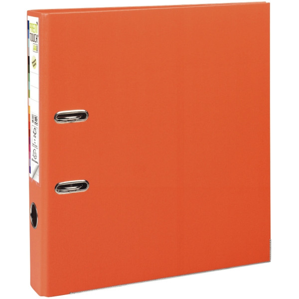 Classeur à levier PREM'TOUCH format A4+, dos 8 cm, orange