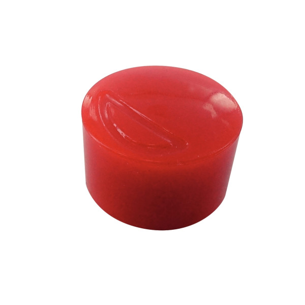 Blister de 10 punaises magnétiques, diamètre 12 mm.  Rouge