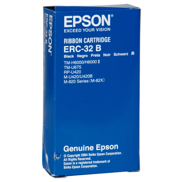 Epson S015371 - ERC32.B cassette noire authentique