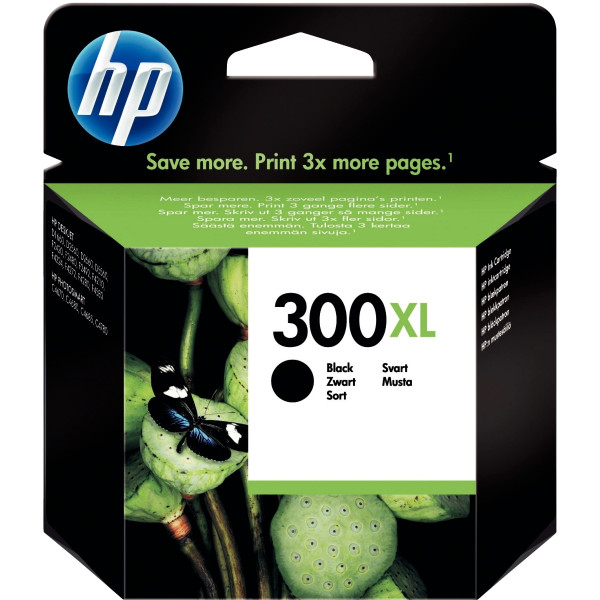 HP 300XL cartouche d'encre noire grande capacité authentique (CC641EE)