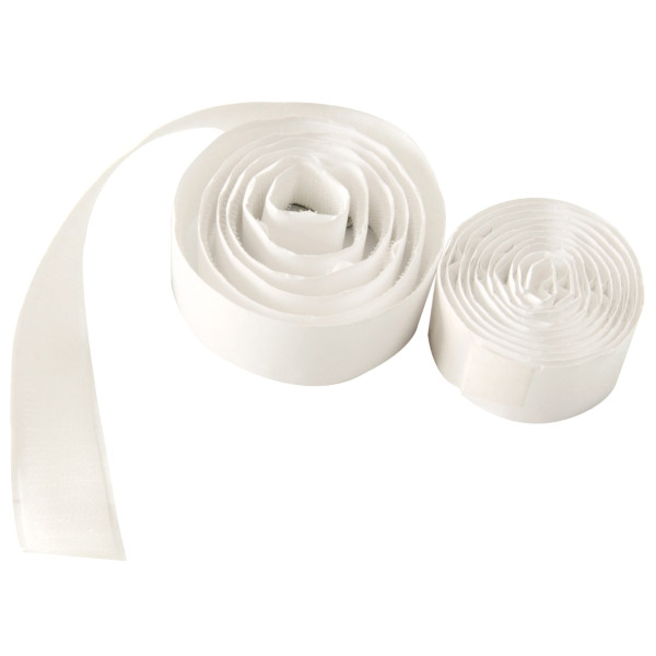 Sac Velcro adhésif blanc bande de 2 m, largeur 20 mm. Composée d'une bande mâle et d'une bande fem