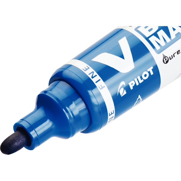 Marqueur tableau blanc V-Board Master pointe ogive 1,7mm bleu