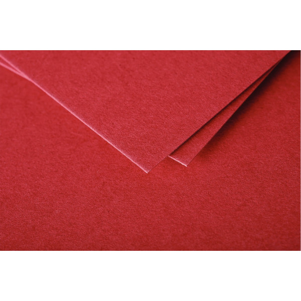 Paquet de 20 enveloppes Pollen 90x140mm 120g rouge