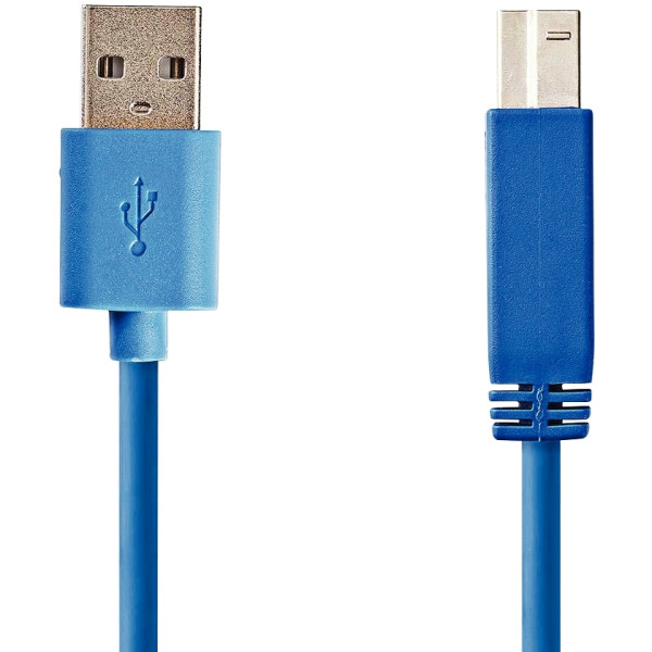 Cordon USB 3.0 type A vers type B bleu 3m