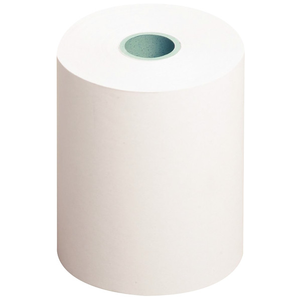 Paquet de 5 bobines comptables papier blanc thermique 57x46 mm, longueur 25 m pour terminal de paiem