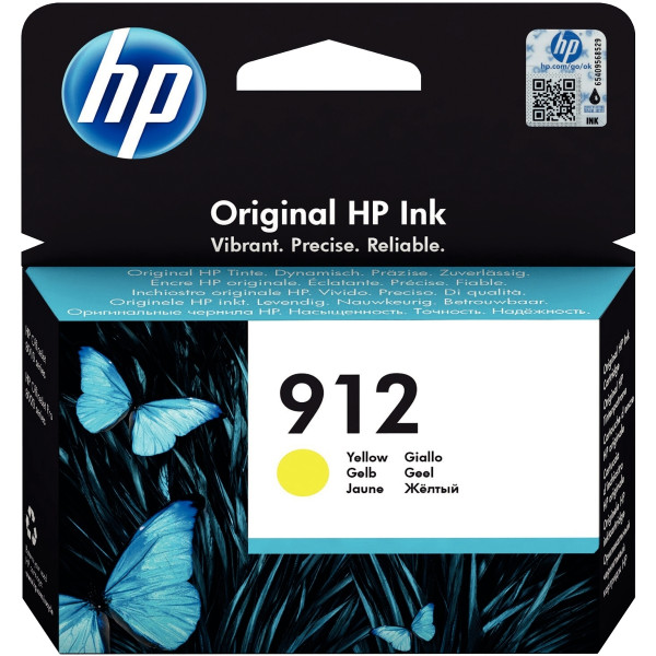 HP 912 cartouche d'encre jaune authentique (3YL79AE)