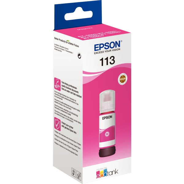 Epson 113 flacon d'encre magenta authentique (T06B340)