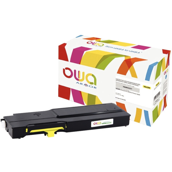 OWA Armor toner laser jaune haute capacité compatible Xerox (106R02231)
