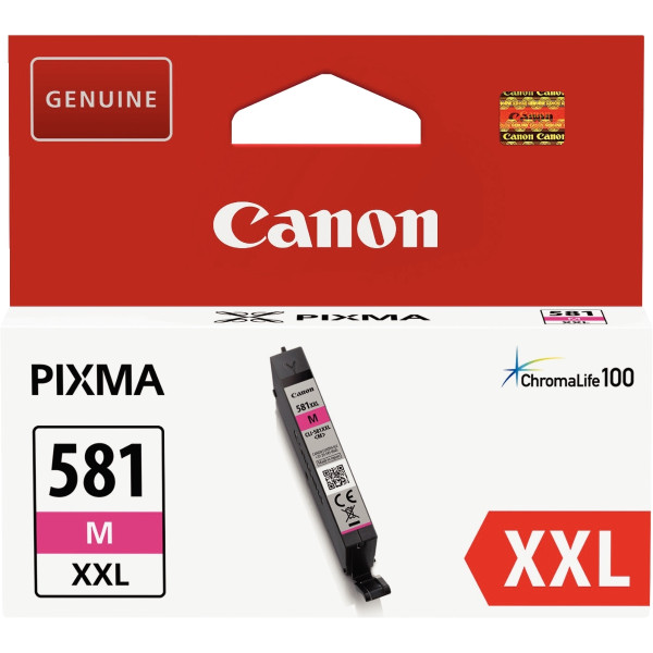 Canon 581XXL cartouche jet d'encre magenta très haute capacité authentique (CLI581XXLM)