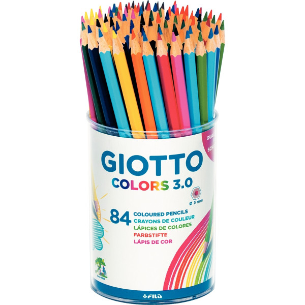 Pot de 84 crayons de couleur Colors 3.0