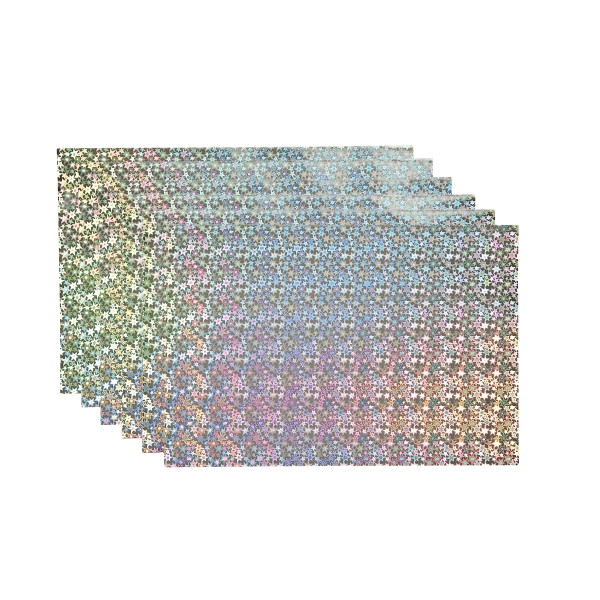 Pochette de 15 feuilles format A4 holographiques