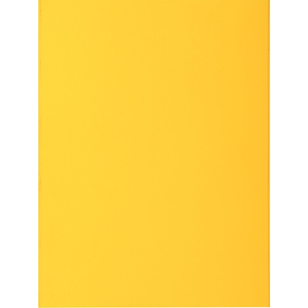 Paquet de 50 chemises 2 rabats ROCK"S 210g, format 24x32 cm, jaune citron