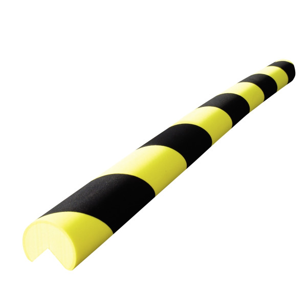 Protection angle 75cm diamètre 4cm noir et jaune