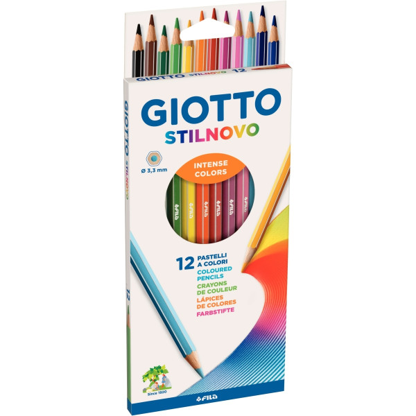 Étui de 12 crayons de couleur Stilnovo assortis