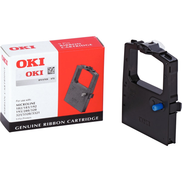 Cassette nylon à la marque Oki ML182/183/321 noir