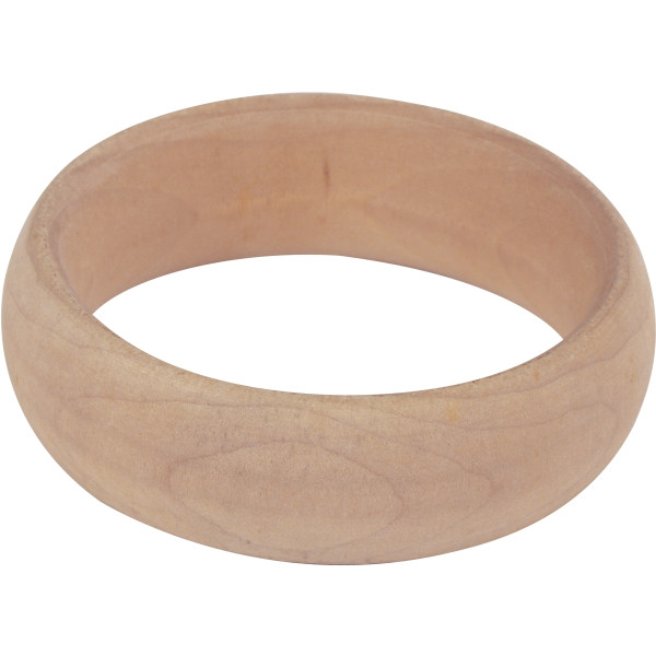 Lot de 5 bracelets en bois diamètre 7 cm