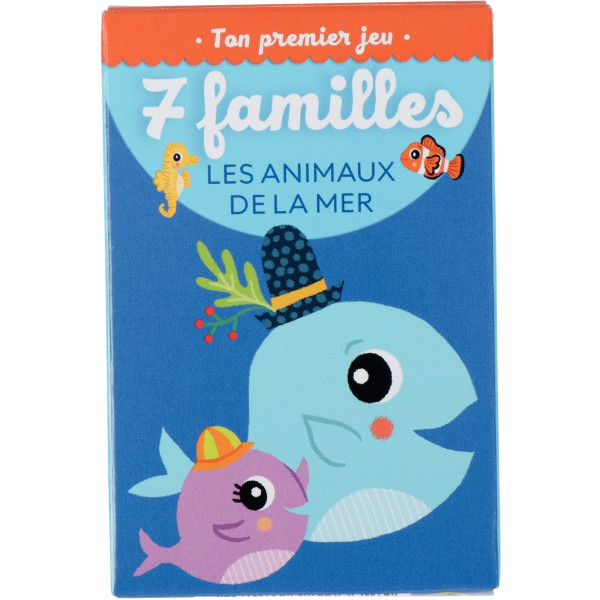 Ton 1er jeu de 7 familles les animaux de la mer
