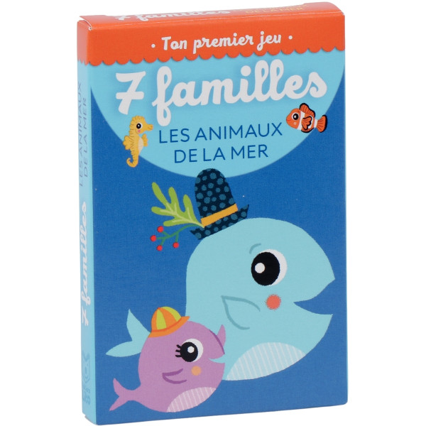 Ton 1er jeu de 7 familles les animaux de la mer
