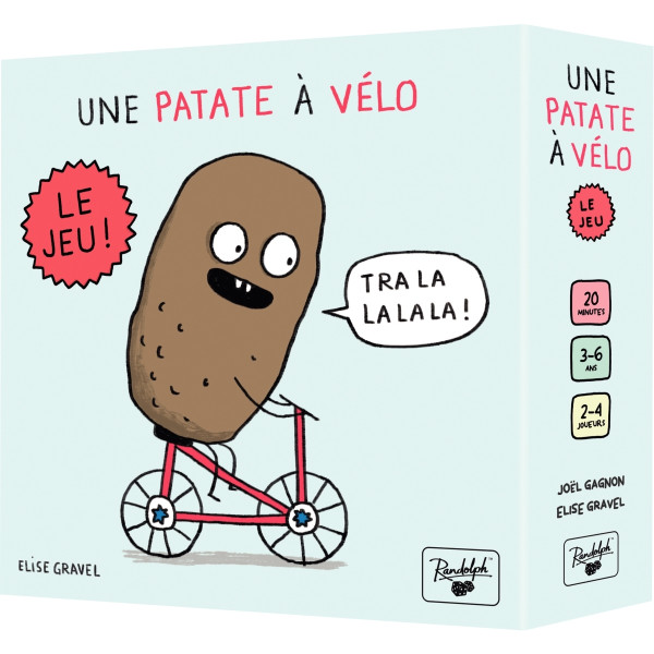 Une patate en vélo