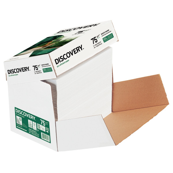 Fast pack de 2500 feuilles format A475g blanc DISCOVERY