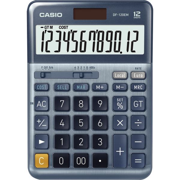 Machine à calculer de bureau Casio DF-120EM