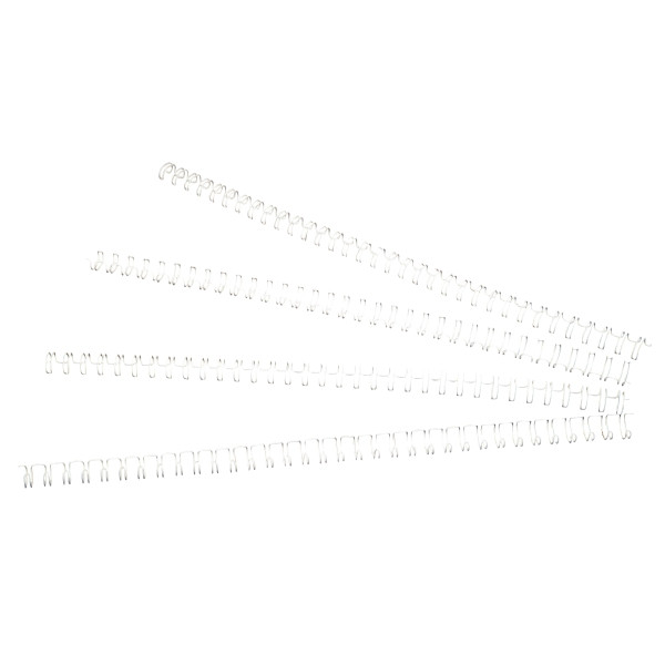 Boîte de 100 anneaux à relier en métal diamètre 6mm blanc