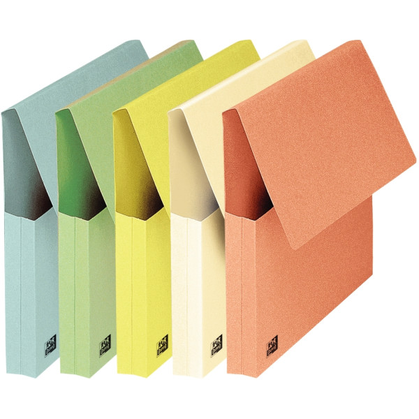 Paquet de 50 pochettes VIP à rabat, format 24x32 cm, coloris pastel assortis