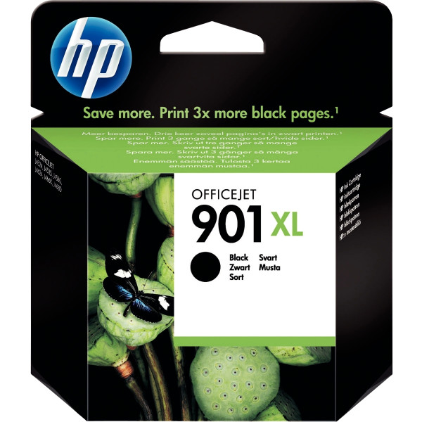 HP 901XL cartouche d'encre noire grande capacité authentique (CC654AE)