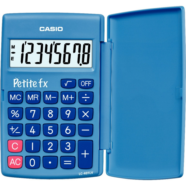 Machine à calculer de poche CASIO 8 chiffres PETITE FX BLEU