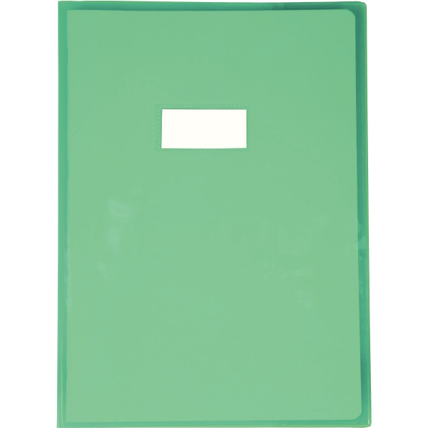 Protège-cahier cristal 21 x 29,7cm 22/100 coloris vert