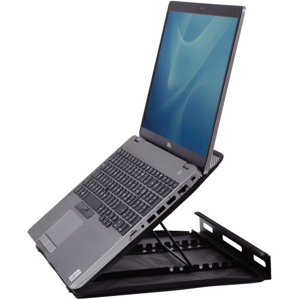 Support métal ventilé pour ordinateur portable Mesh noir