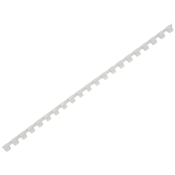 Boîte de 100 reliures plastiques couleur Ø 10mm blanc
